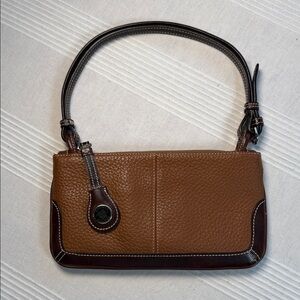 Dooney & Bourke Brown and Dark Brown Crossbody Bag
